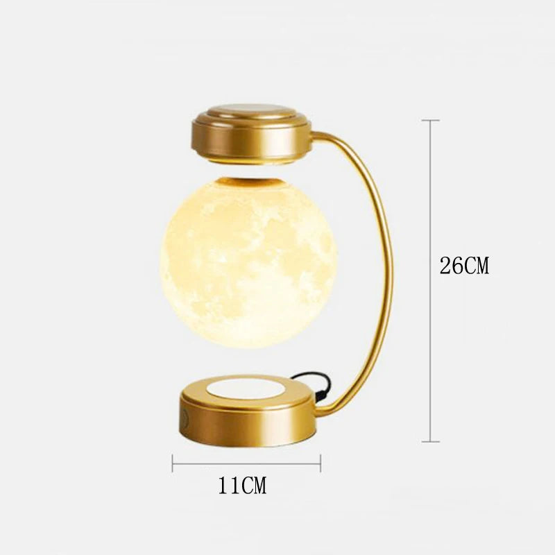 3D Magnetic Levitating Moon Lamp