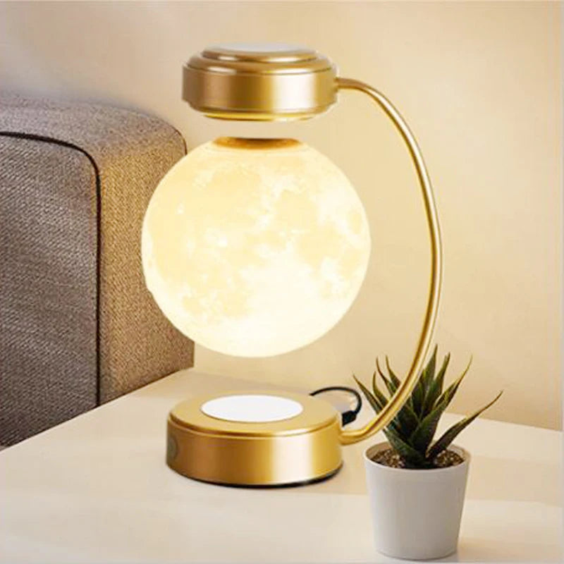 3D Magnetic Levitating Moon Lamp