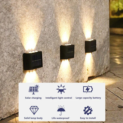 1~12PCs LED Solar Outdoor Lighting