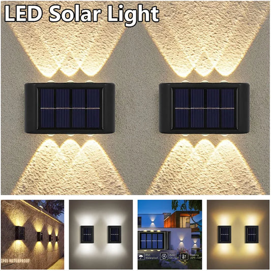 1~12PCs LED Solar Outdoor Lighting